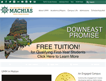 Tablet Screenshot of machias.edu